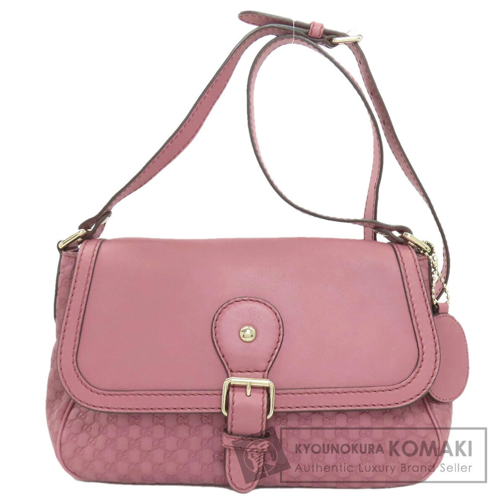 Gucci GG Signature Shima Guccissima Shoulder Bag Leather